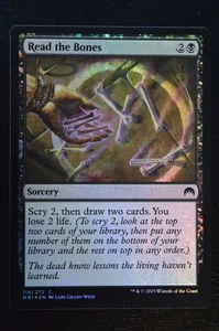 Magic The Gathering MTG READ THE BONES FOIL Magic Origins LP Lightly Played - Picture 1 of 2
