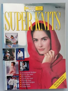 Australian Women's Weekly SUPERKNITS, 64 Designs incl. 4 by Jenny Kee - 120pg - Picture 1 of 24