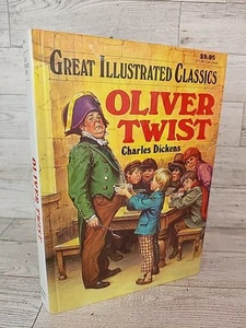 Great Illustrated Classics Oliver Twist By Charles Dickens Hardcover Good - Picture 1 of 4