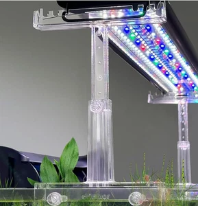 driamor Aquarium Light Holder Adjustable, Clear Acrylic Fish Tank LED Light Rise - Picture 1 of 12