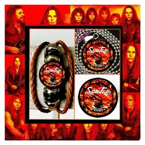 SAVATAGE ROCK BAND 🇺🇸 SET OF THREE 🇺🇸BRACELET➕NECKLACE➕PIN - Bild 1 von 2