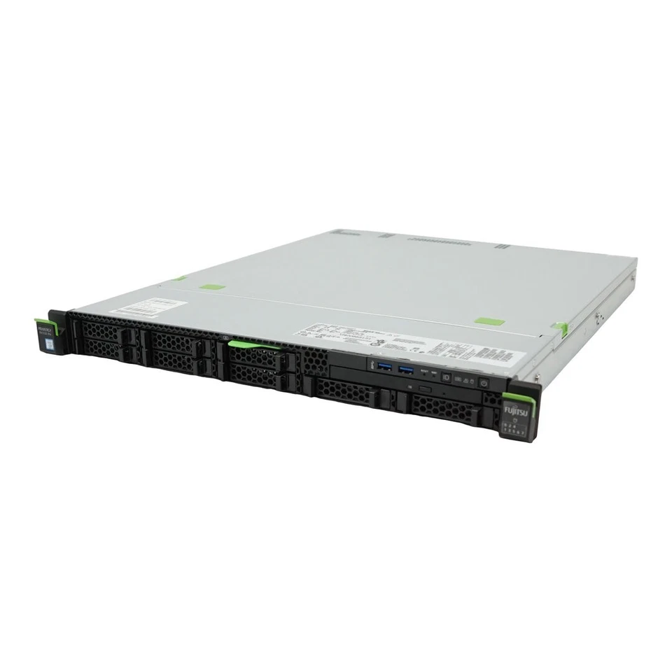 Fujitsu Server Primergy RX1330 M4 1x E3-2134 32GB RAM CP400i RAID 4x SFF 2x PSU - Bild 1 von 1