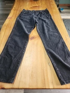 WRANGLER  Men's Black Denim Jeans Size: 34x36. - Picture 1 of 9