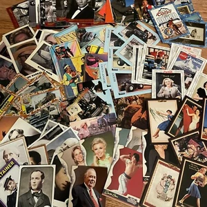 VTG Trading Swap Card MYSTERY Lot- History True Crime War Americana Brands Movie - Picture 1 of 8