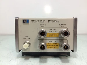 HP 8447F OPT 010 Amplifier 0.1 - 1300 MHz - For Parts/Repair - Picture 1 of 4