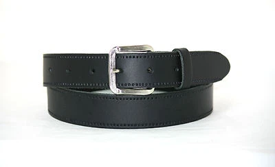Mens/Ladies Genuine Leather Belt 1"/25mm 8 COLOURS, sizes S,M,L,XL,XXL,XXXL B3 - Image 1 of 3