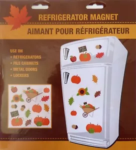 NUEVOS Imanes de Refrigerador de Otoño Acción de Gracias Hojas de Calabazas ~ Otoño ENVÍO GRATUITO - Imagen 1 de 1