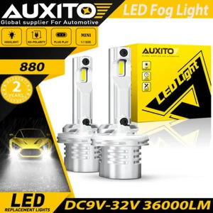 AUXITO 2X 880 LED Fog Light Bulb 6500K Xenon White High Power 890 892 893 899 - Picture 1 of 13