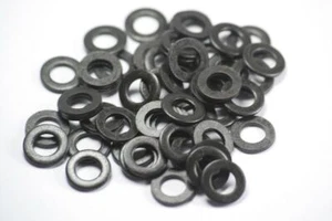 M5 schwarze Edelstahl-Flachscheiben passend für unsere farbigen Edelstahlschrauben Schrauben - Bild 1 von 2