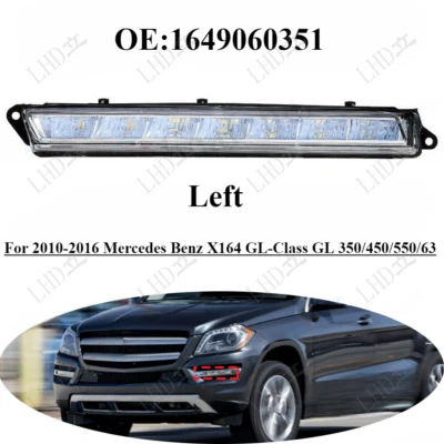 Faro antiniebla LED izquierdo 1649060351 para Mercedes Benz X164 GL 350/450/550 2010-2016 Foto 1 de 4