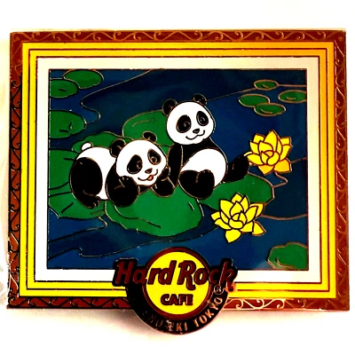Love Pandas? HARD ROCK CAFE/Ueno Royal Museum Monet Exhibition Collab Panda Pin - Image 1 of 4