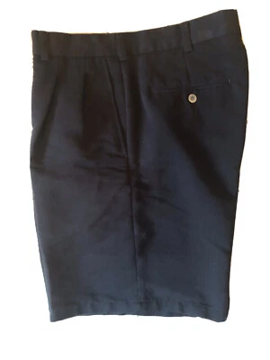 Pantalones cortos de golf Ping para hombre talla 34 negros plisados Foto 1 de 4