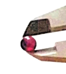 Grazioso, 4,8 mm, TONDO, CABOCHON, anche POM ROSSO. GRANATO NATURALE, pietre preziose .70Cts - Foto 1 di 7