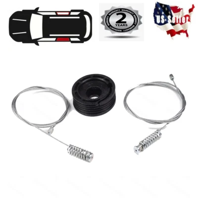 For Jaguar XK8 XKR Window Regulator Repair Kit with Clips Rear Left - Imagem 1 de 4