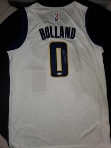Ron Holland II Signed 2024 Nike Rising Stars Jersey PSA Pistons Draft Pick - Picture 1 of 7