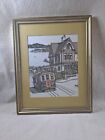 Pair Of Debbie Patrick House & Trolley Signed (In Pencil) Watercolor Lithographs