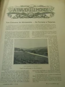 Les Chênaies de Khroumirie Fermana -Tabarka Durbar de Delhi Gravure Article 1903 - Foto 1 di 3