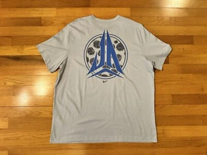 New XXL Nike Ja Morant Logo Basketball Hoops Dri-Fit Shirt Grey FQ4910-012 Men - Picture 1 of 17