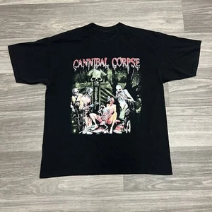 Vintage Cannibal Corpse Shirt Herren Large Wretched Spawn Death Metal 80er 90er Goth - Bild 1 von 8