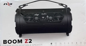 ZIZO Boom Z2 Drahtloser Lautsprecher mit LED-Leuchten Schwerlast Tragbarer Lautsprecher Neu - Bild 1 von 4