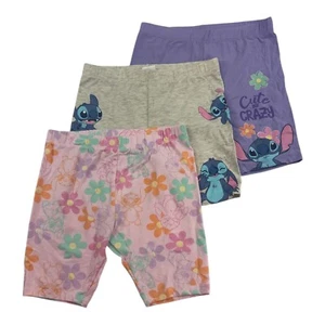 Disney Lilo & Stitch Niñas 3 piezas Motociclista Talla Corta, 7-8, 10, 12 - Imagen 1 de 1