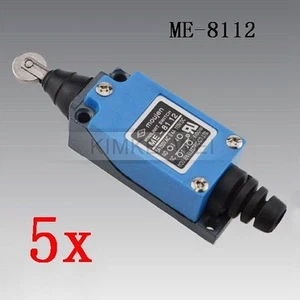 5x Parallel Roller Plunger Actuator Micro Limit Switch ME-8112 New - Picture 1 of 2