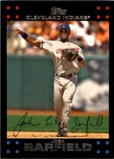 2007 Mint ^* Topps Josh Barfield Cleveland Indians #79