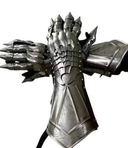 Mittelalter Paar Handschuhe Nazgul Stahl Rüstungshandschuhe Stulpen - Bild 1 von 5
