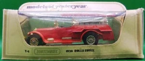 Matchbox Rolls Royce Fire Engine - TAN ladder (1920) - Fire Vehicle - BBB258 - Picture 1 of 1