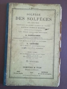 Solfège des solfèges volume 6 - HENRY LEMOINE ET FILS 1886 - Imagen 1 de 5