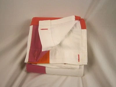 Cortina de Ducha Cuadrada Cinta The Company Store Coral 743S VH93 Foto 1 de 4