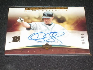 AUBREY HUFF RAYS CERTIFIED AUTHENTIC SIGNED AUTOGRAPHED BASEBALL CARD #/350 - Picture 1 of 2