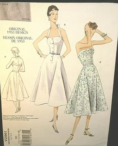 Vogue Patrón Original 1953 Diseño V2961 Talla 12-14-16-18 - Imagen 1 de 10