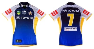 Signed Johnathan Thurston Match-Worn Cowboys NRL Rugby League Football Jersey - Bild 1 von 16