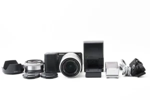 Sony Nex-3D Digital Camera Double Lens Kit Black No Box Japan - good condition - Picture 1 of 11