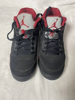Nike Air Jordan 5 V Retro Bajo Alternate 90 Negro Rojo Talla 7y Foto 1 de 4