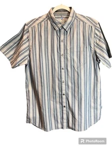 Kuhl Bohemian Cloud GrayStripe Breathable Hiking Outdoor Shirt~UPF20 Sunscreen~M - Bild 1 von 5