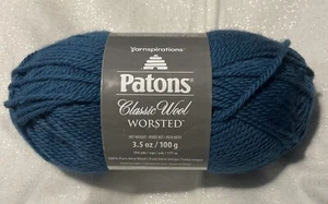 Patons Classic Lana Peggiorata RICH TEAL Nuovo - Foto 1 di 3