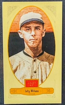 2012 Panini Golden Age Lefty Williams Mini Brown Broad Leaf Back #10 - Image 1 of 2