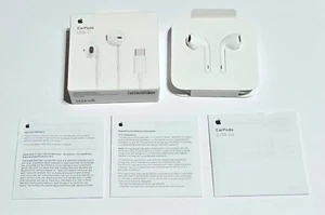 Auriculares Apple USB-C originales sin usar MYQY3AM/A en embalaje al por menor - Imagen 1 de 3