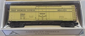 American Models Fruit Growers Express RBNX #82151 S Gauge #107 GTW Box Kit New! - Picture 1 of 6