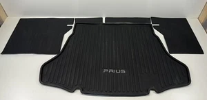 2016-2022 TOYOTA PRIUS ALL WEATHER CARGO TRAY TRUNK TRIM PT908-47161 OEM SET - Picture 1 of 16