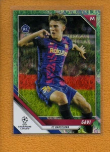 Gavi 2021-22 Topps UEFA Champions League Jade Edition Rookie RC #50 FC Barcelona - Foto 1 di 2