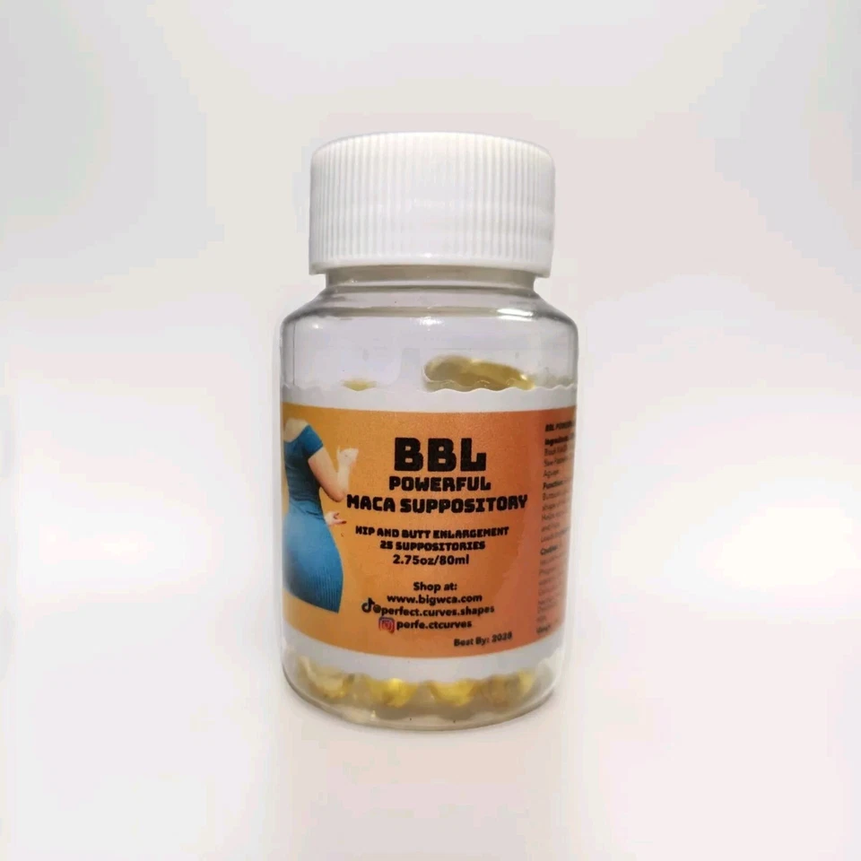 RESULTADOS DE UNA SEMANA BBL POTENTE MACA 25 SUPOSITORIOS 100% NATURALES 2,75 oz. BBL Foto 1 de 3