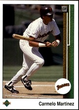 1989 Upper Deck San Diego Padres Baseball Card #365 Carmelo Martinez