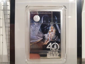 (lot 937) 2017 Niue 1oz .999 Silver -Star Wars - A New Hope 40th Anniversary $2 - Picture 1 of 9