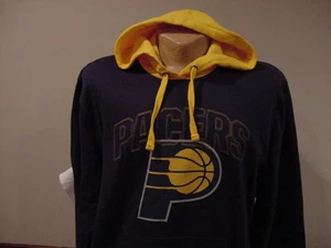 AWESOME Indiana Pacers Adult Sz Lg Dark Blue & Gold Majestic Hoodie, NEW&NICE!! - Picture 1 of 1