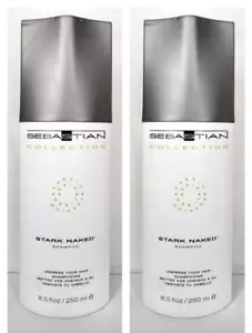 2 Sebastian Collection Fabric Hair STARK NAKED SHAMPOO 8.5 oz Each - Picture 1 of 1