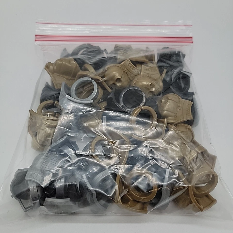 Large Lot of Star Wars Cupcake Cake Toppers RINGS Darth Vader C3PO R2D2 Droids - Image 1 of 4