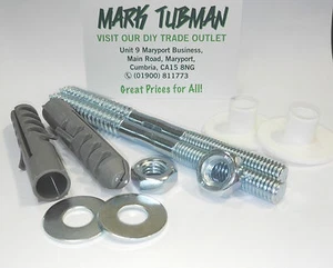 Heavy Duty Bathroom Cloakroom En Suit Pedestal Basin Sink fixing Kit - Picture 1 of 2